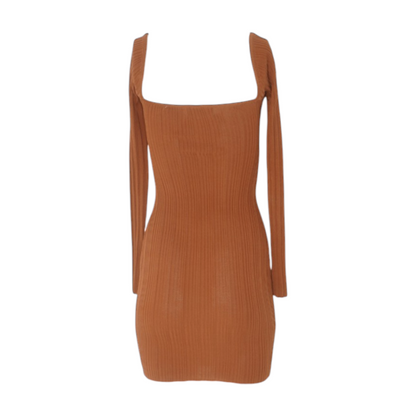 Brown Mini Dress