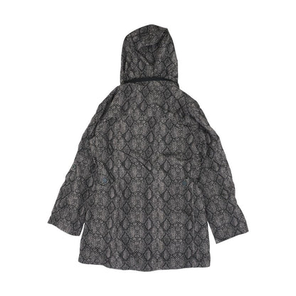 Brown Animal Print Rain Jacket