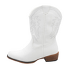 White Western Boots