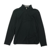 Black Solid 1/4 Zip Pullover