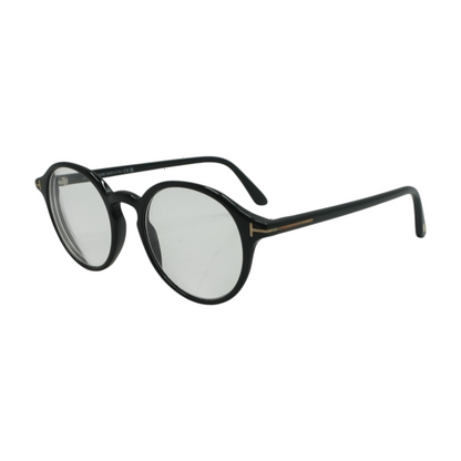 Black TF 5867-B Round Prescription Eyewear