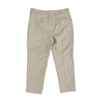 Beige Straight Pants