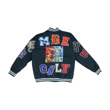 Black Graphic Jacket