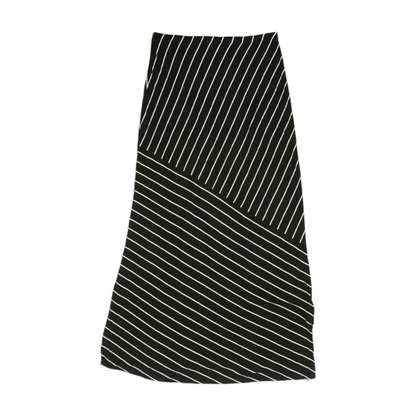 Black Striped Maxi Skirt