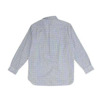 White Check Long Sleeve Button Down