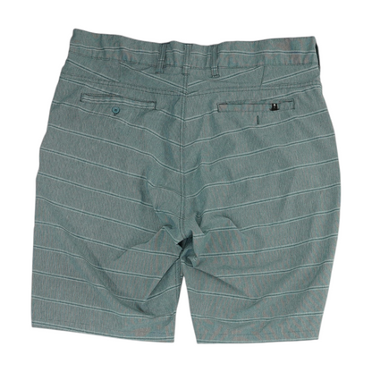 Blue Striped Chino Shorts
