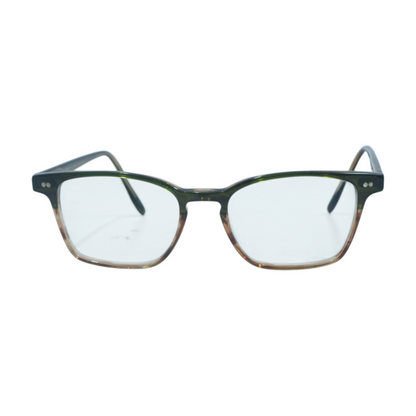 Brown Olive Hayes Square Prescription Eyewear