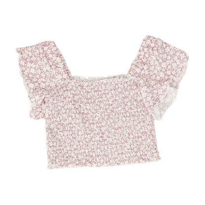 Pink Floral Blouse