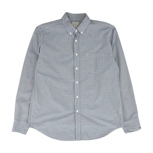 Blue Check Long Sleeve Button Down