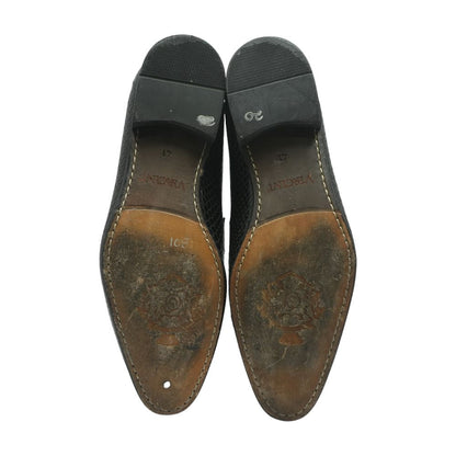 Black Leather Loafer Dress Shoes