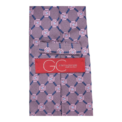 Purple Check Neck Tie