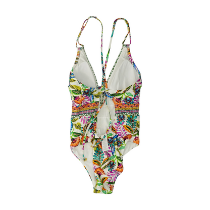 White Floral One-Piece