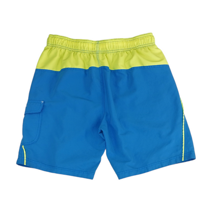 Blue Color Block Swim Bottom