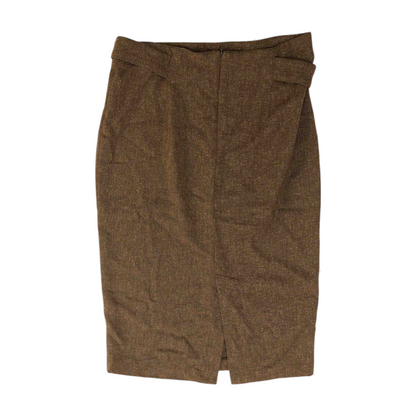 Brown Midi Skirt