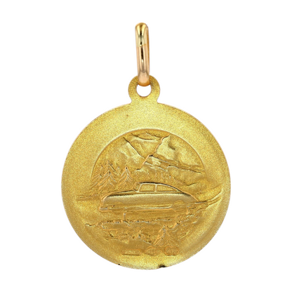18K Yellow Gold Pendant
