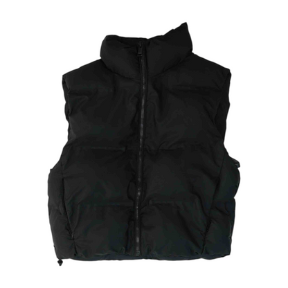Black Solid Vest