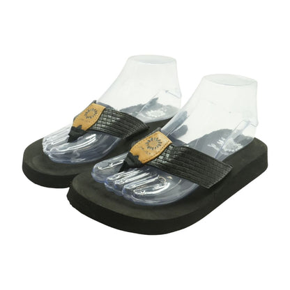 Black Flip Flop Sandals