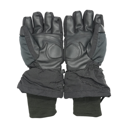 Black Thick Black Gloves