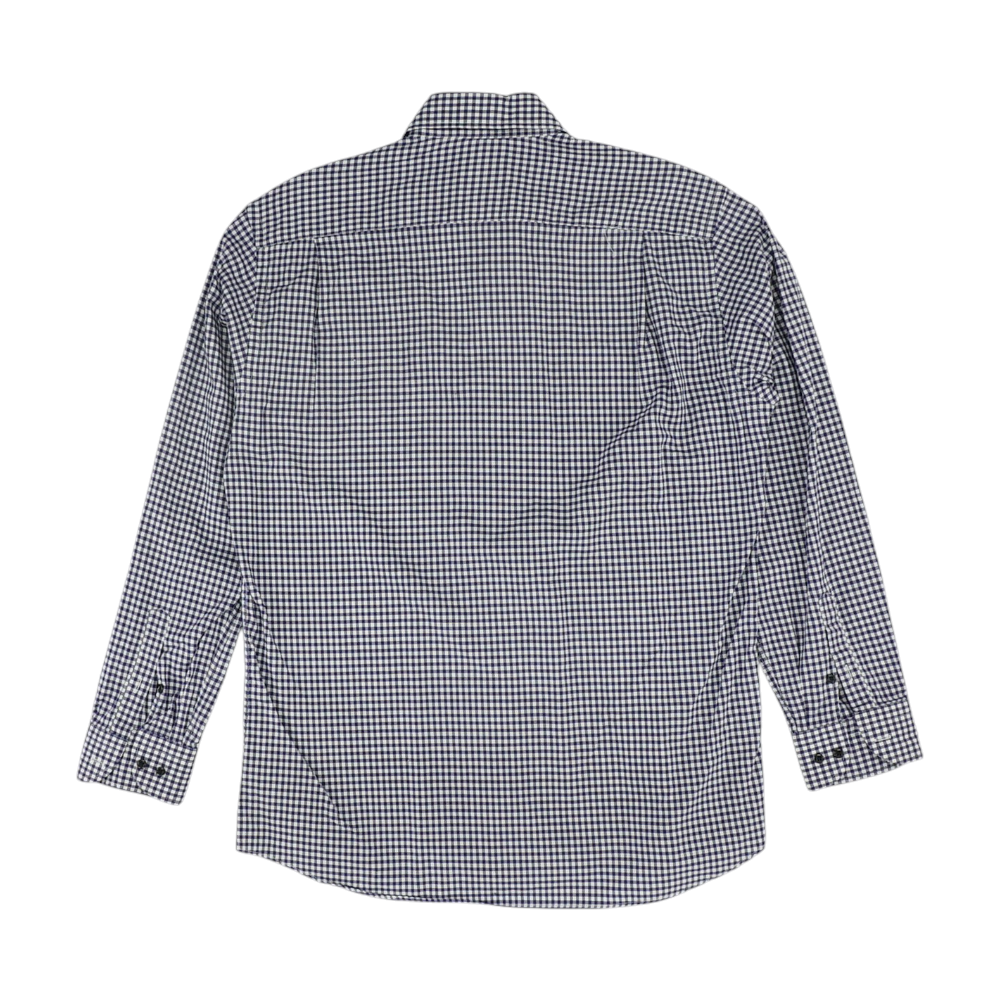 Blue Check Long Sleeve Button Down