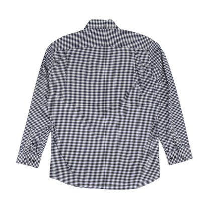 Blue Check Long Sleeve Button Down