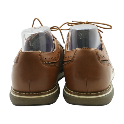 Brown Lace-Up Dress Shoes