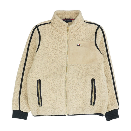 Beige Solid Jacket