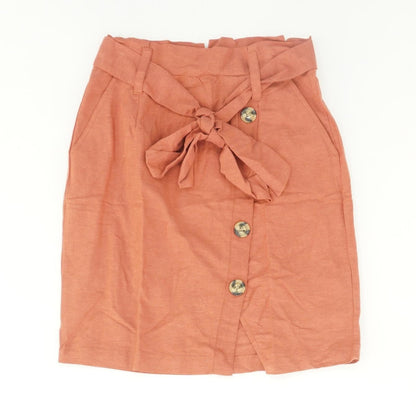Rust Mini Skirt