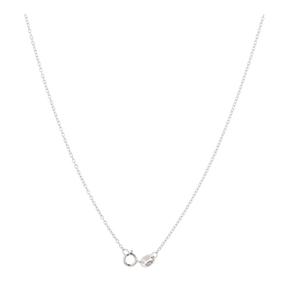 Sterling Silver Opal Pendant Necklace