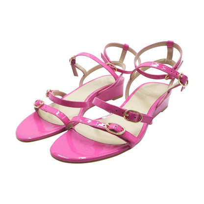 Pink Grecian Wedged Sandals