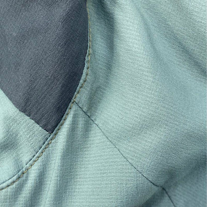 Green Color Block Lightweight Jacket