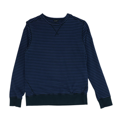 Purple Striped Sweatshirt Pullover