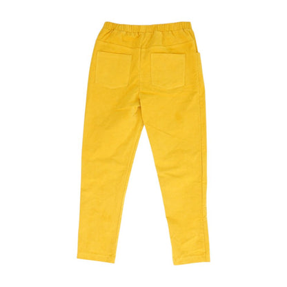 Mustard Solid Chino Pants
