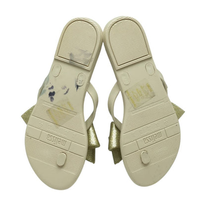 Mini Flip Flops Gold Sandals