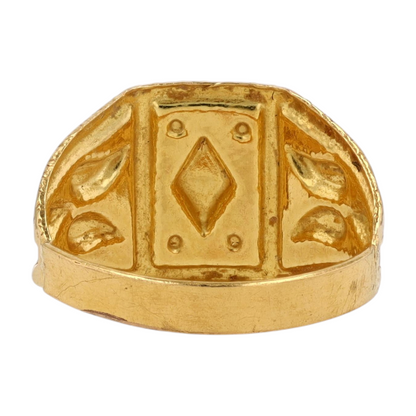 22K Yellow Gold Band Ring