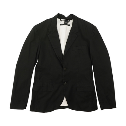 Black Solid Sport Coat