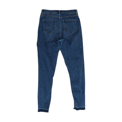 Blue High Rise Skinny Leg Jeans