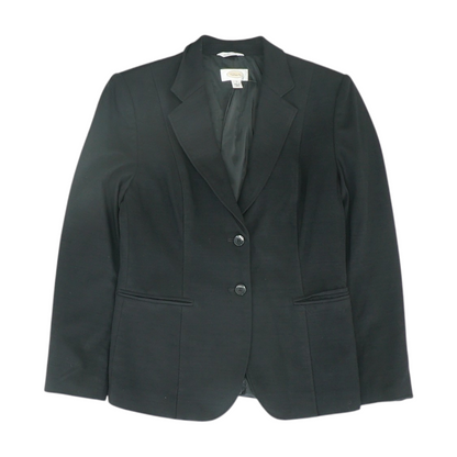 Black Solid Blazer