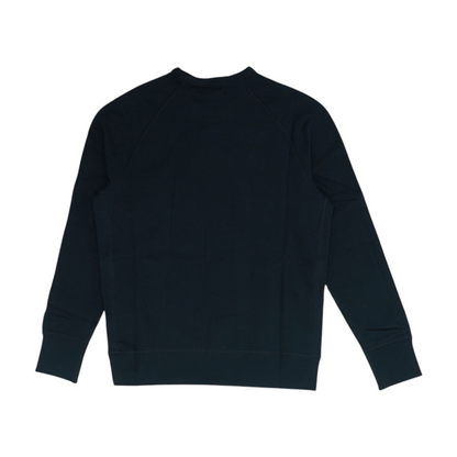 Black Solid Sweatshirt Pullover
