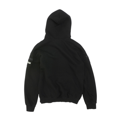 Black Solid Hoodie Pullover