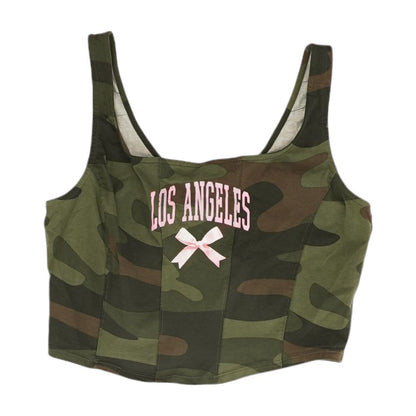 Green Camo Tank Top