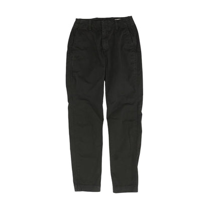 Black Solid Pants