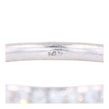 1/2 ctw 14K White Gold Diamond Band Ring