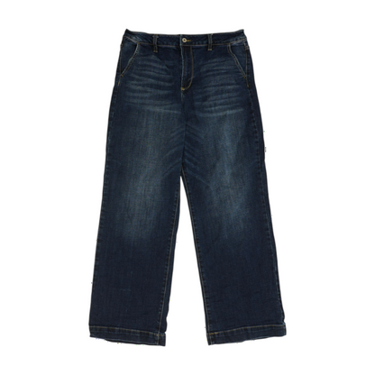 Navy Straight Jeans