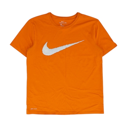 Orange Solid Active T-Shirt