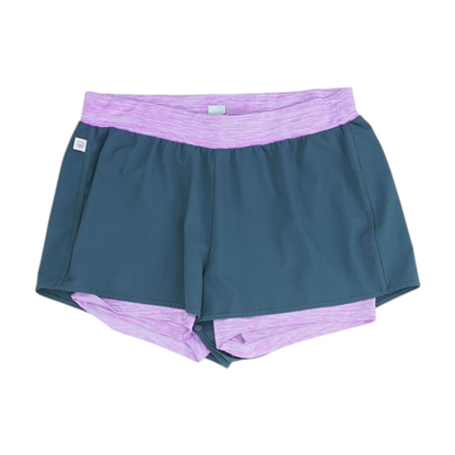 Gray Solid Active Shorts