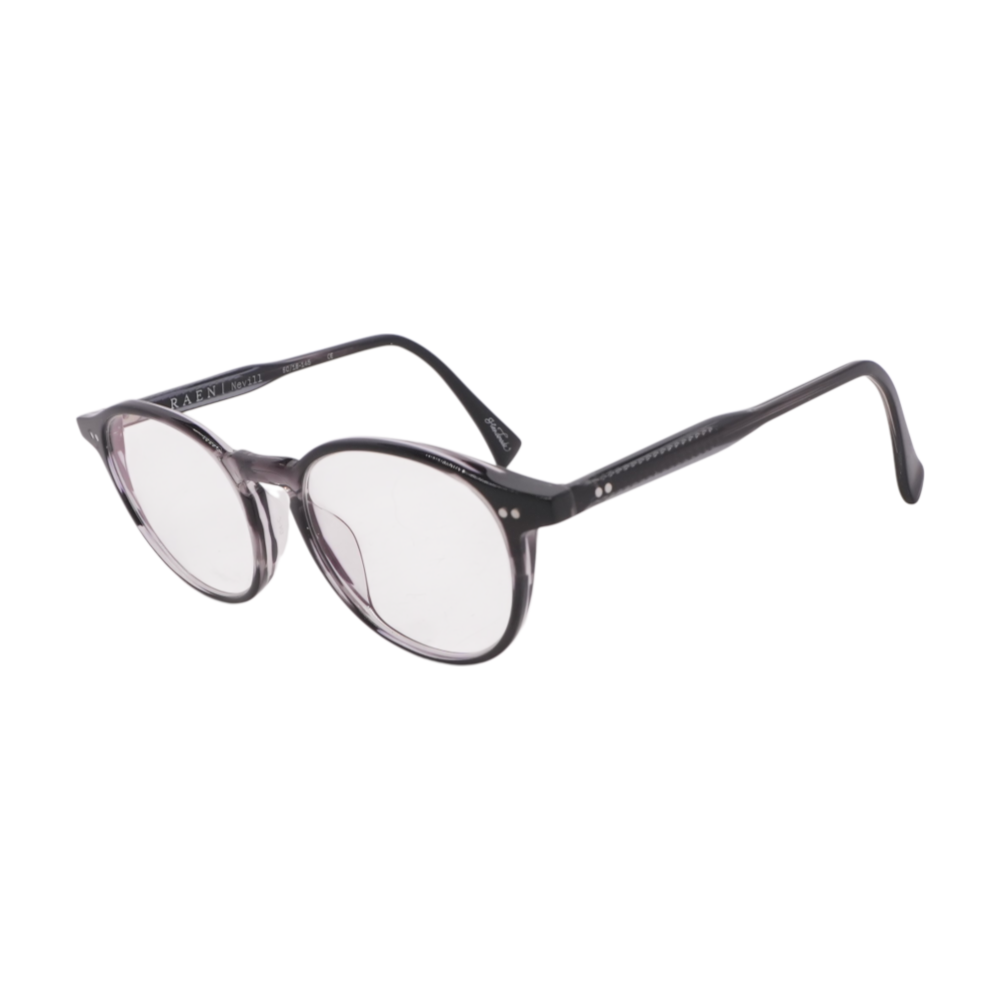 Black Nevill Round Prescription Eyewear