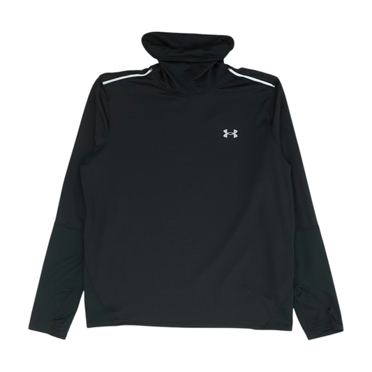 Black Solid Sweatshirt Pullover