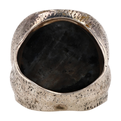 Sterling Silver Larvikite Fashion Ring