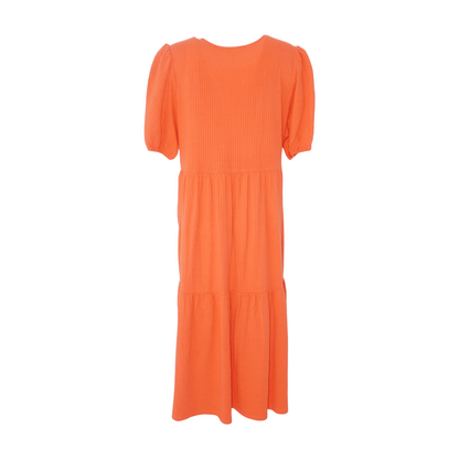 Orange Midi Dress
