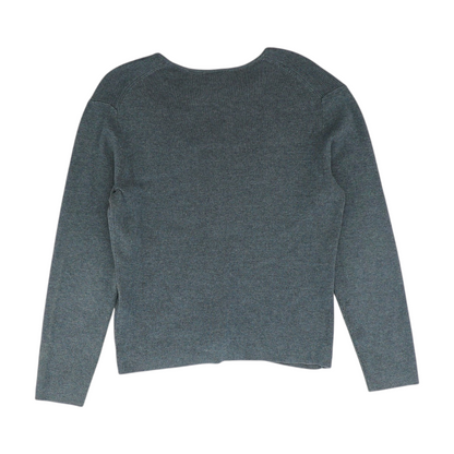 Gray Cardigan Sweater